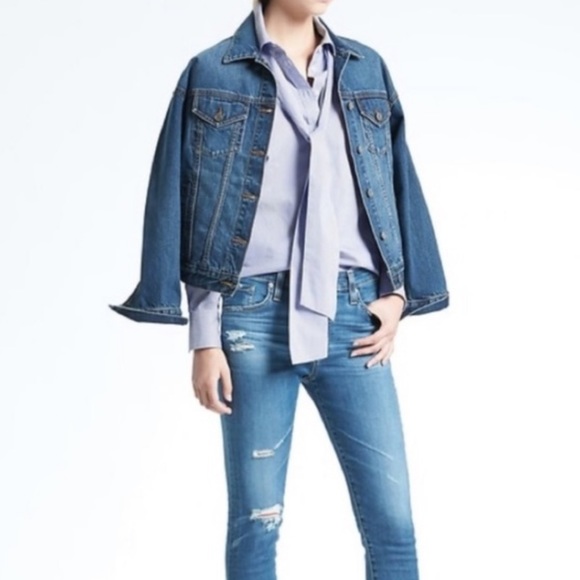 Banana Republic Bow Neck Button Up - Picture 2 of 5